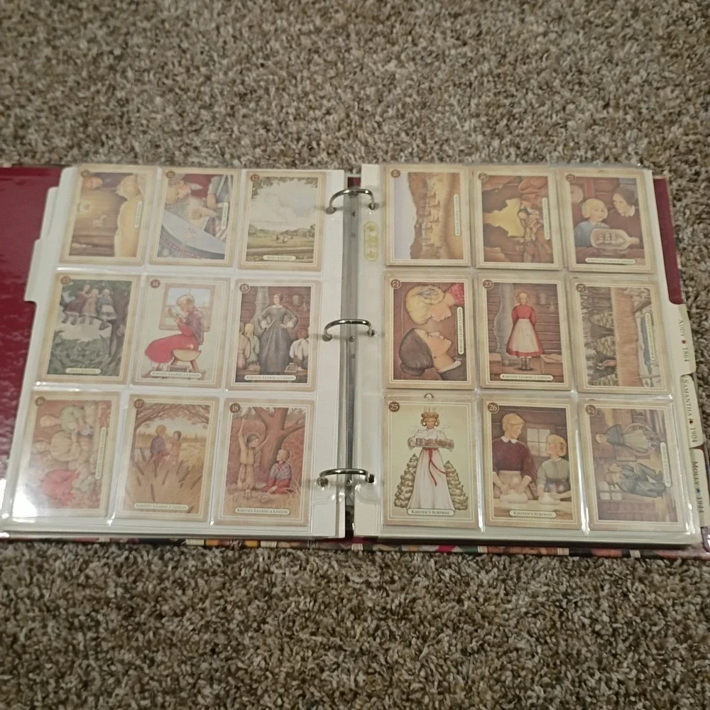 The American Girls Doll Trading Card Album Over 300 Cards 1994 Pleasant Company